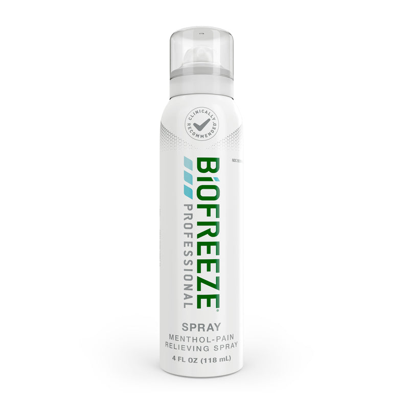Biofreeze Professional Colorless 4 oz. Topical Analgesic Pain Reliever Spray (13422)