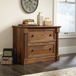 Sauder Palladia 2-Drawer Lateral File Cabinet, Letter/Legal Size, 30"H x 37"W x 22"D, Vintage Oak (420607)