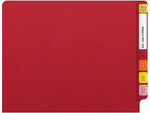 Medical Arts Press Reinforced End Tab File Folder, Straight Cut, Letter-Size, Red, 250/Carton (S-01602-RED-B)