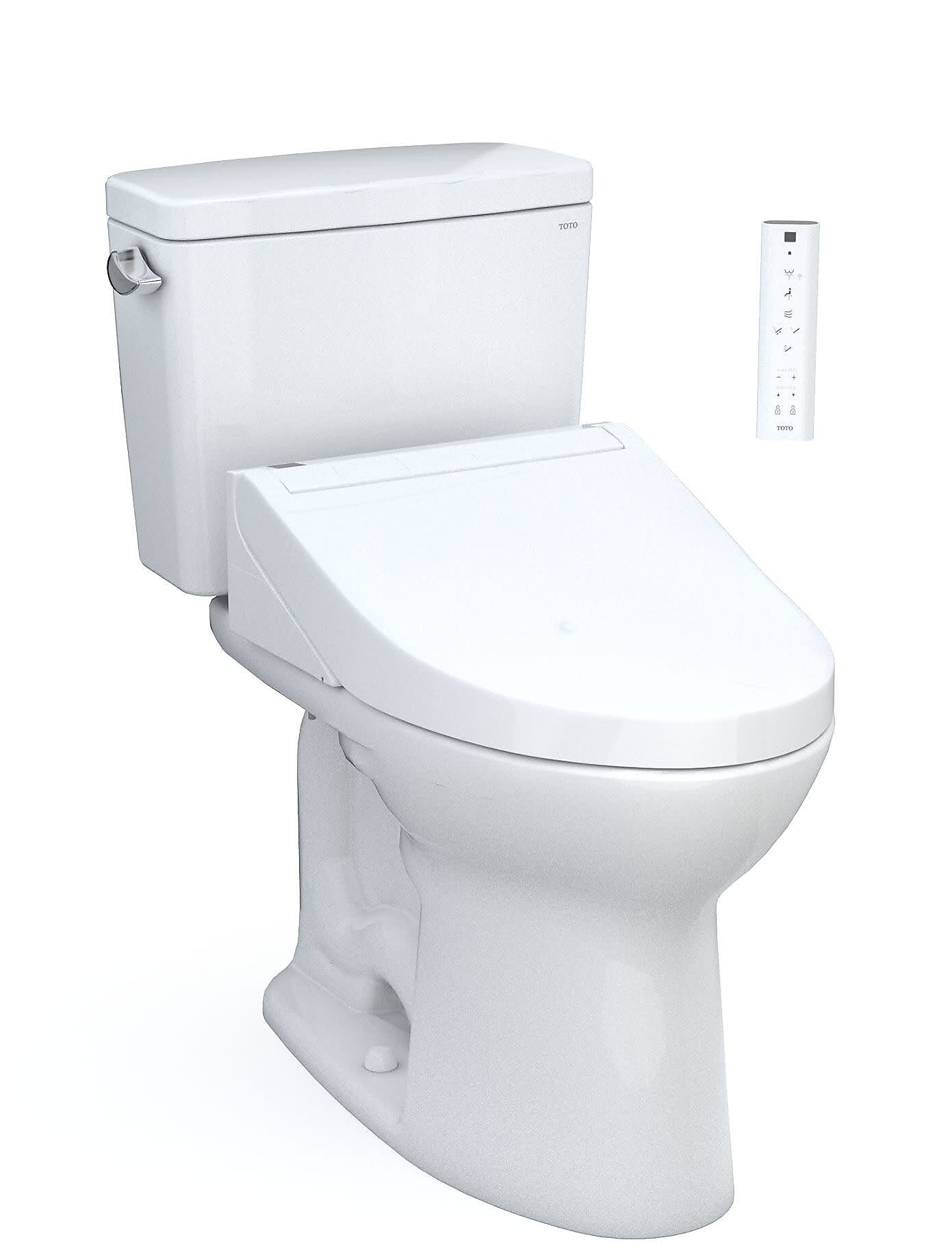 Toto Drake 1.28 gal. Gravity Flush Toilet, Cotton (MW7763084CEG#01)