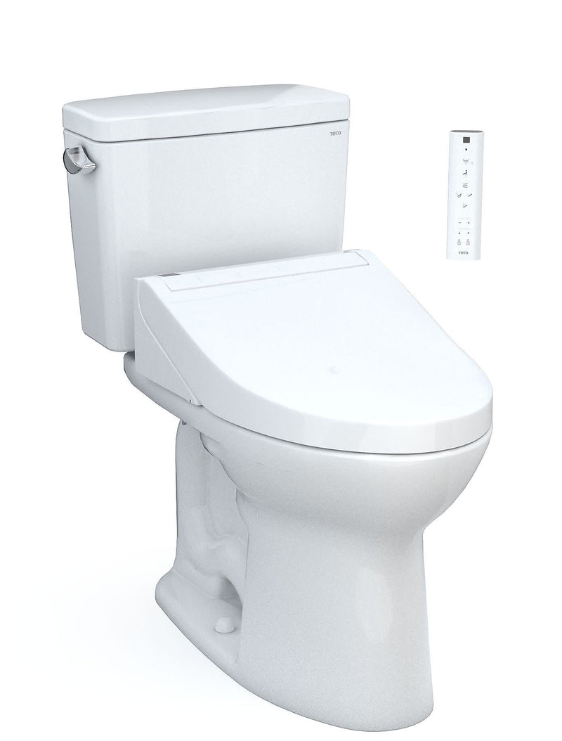 Toto Drake 1.28 gal. Gravity Flush Toilet, Cotton (MW7763084CEG#01)