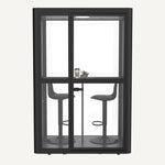FlexiSpot WorkCube Series Sound Absorbing 2 Person Privacy Booth, Black (EP2FB-KIT)