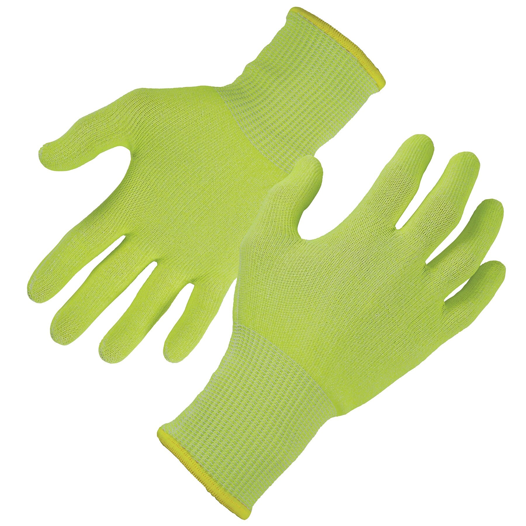 Ergodyne ProFlex 7040 Seamless Knit Cut Resistant Gloves, Food Safe, ANSI A4, Lime, Small, 1 Pair (18012)