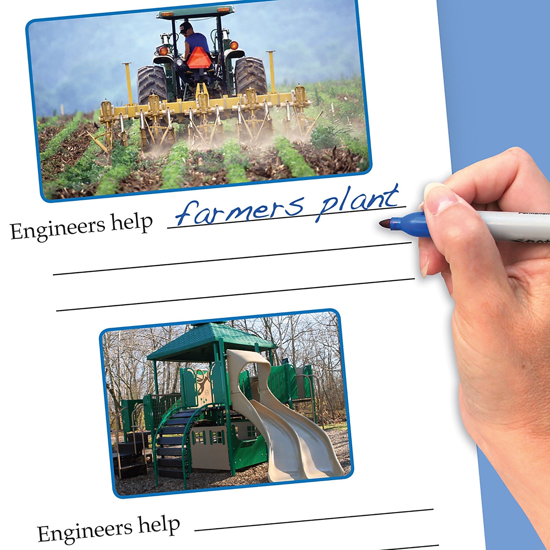 NewPath Learning STEM Engineering Design Process Classroom Flip Charts, Tabletop, 12" x 18", 10/Set (NP-341901)