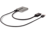 StarTech DisplayPort to 2 x DisplayPort Hub, Male to Female, Space Gray (MST14DP122DP)