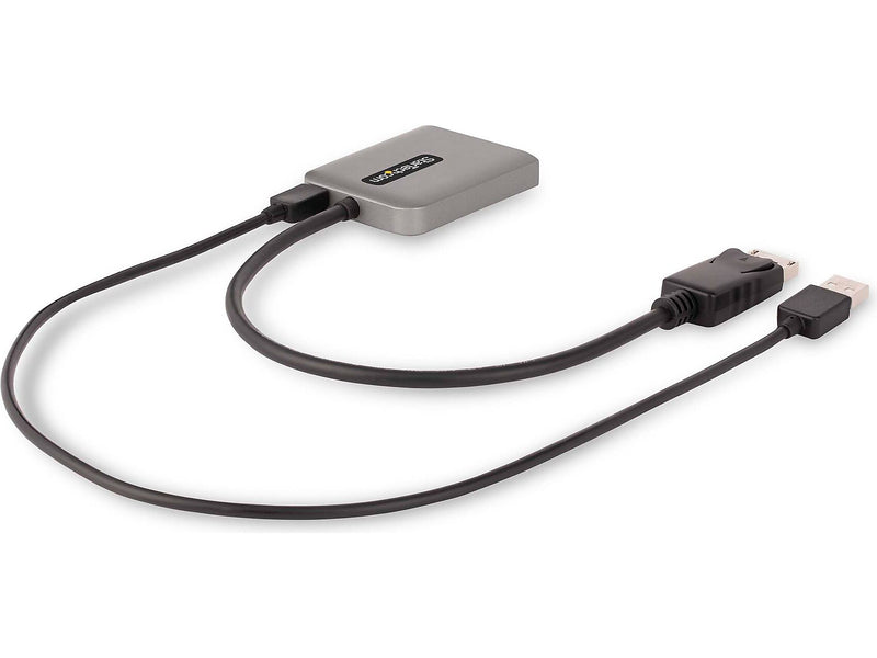 StarTech DisplayPort to 2 x DisplayPort Hub, Male to Female, Space Gray (MST14DP122DP)