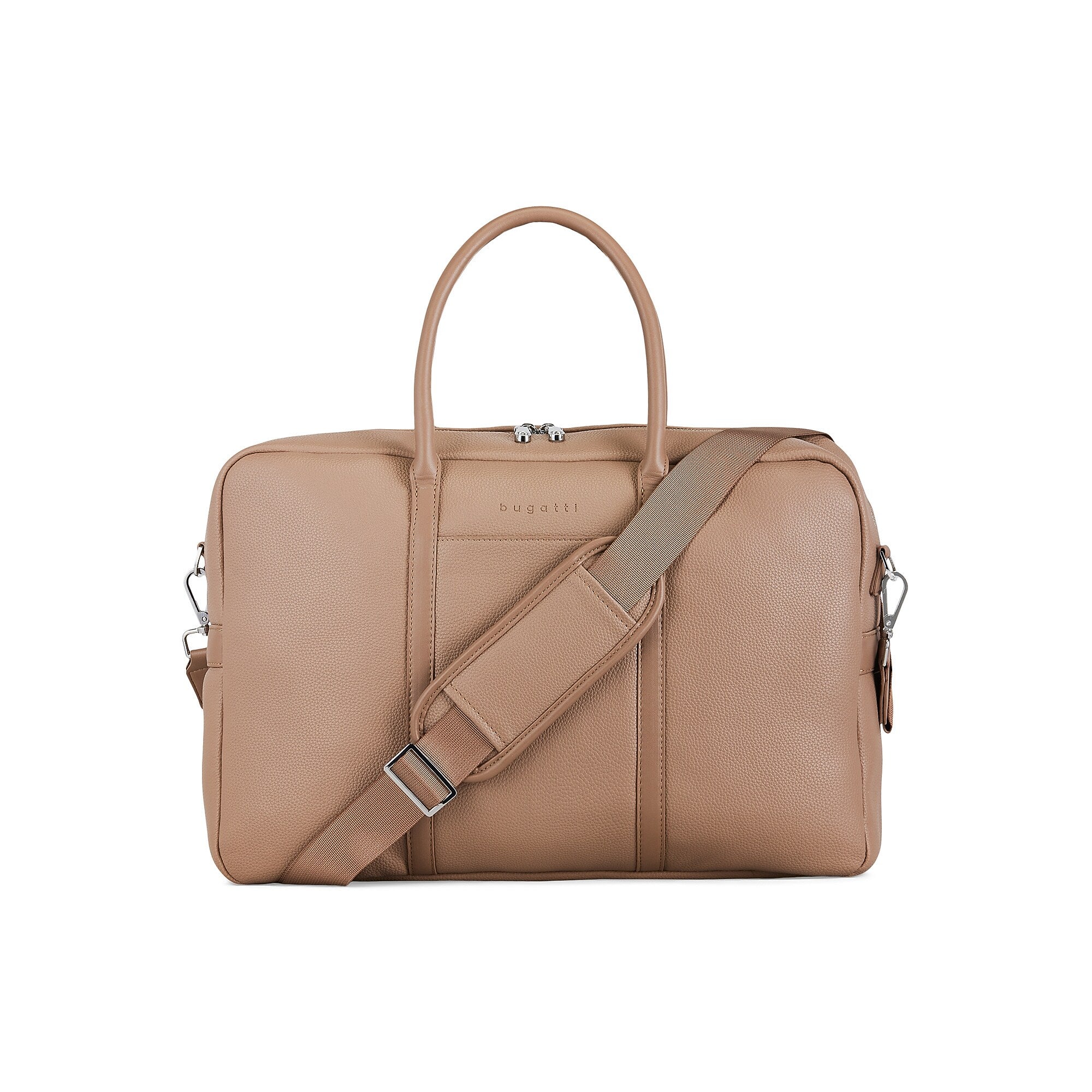 Bugatti Pure Briefcase, Laptop Compatible, Taupe (EXB2529BU-TAUPE)