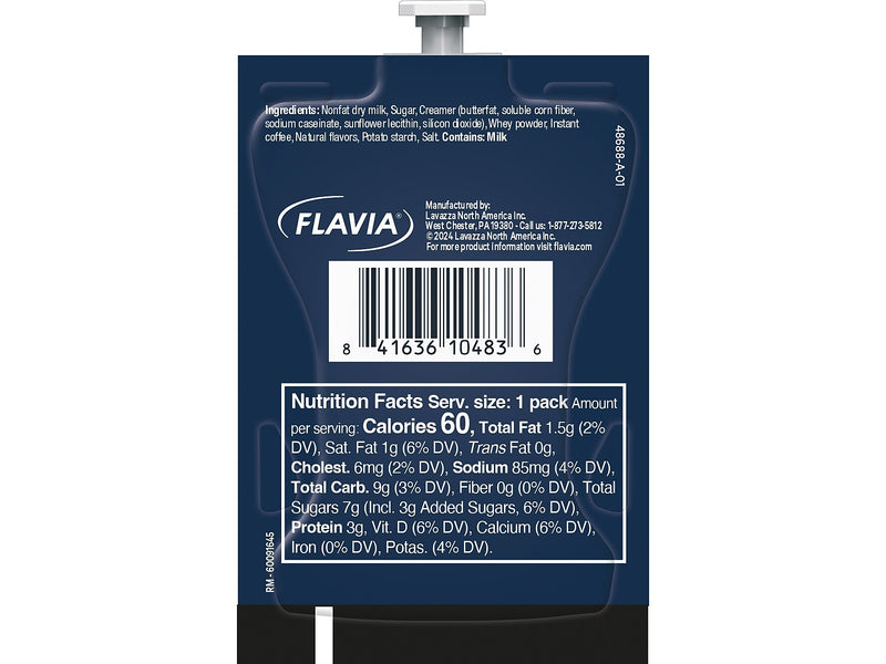 Lavazza Classic Latte Coffee Flavia Freshpacks, 72/Carton (48688)