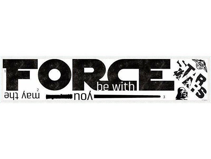 RoomMates Star Wars Classic Force Quote Wall Decal Set, Movies & TV (RMK3011SCS)