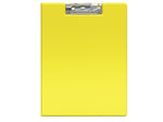 Davis Group Premium Polypropylene Clipboard, Letter Size, Yellow, 10/Pack (4511-05-10)