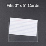 Cardinal HOLD IT Index Card Pocket, Clear, 100/Box (CRD 21150CB)