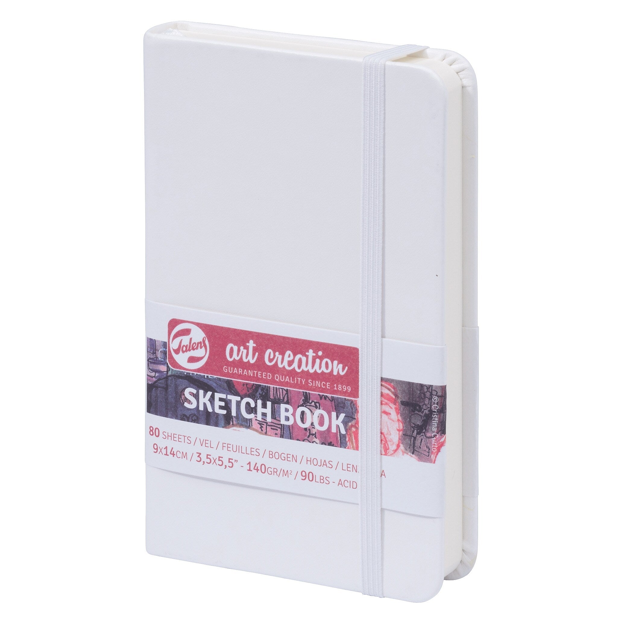 Talens Art Creation 3.5" x 5.5" Sketch Book, 80 Sheets/Book, 5/Bundle (TLN9314101M-5)