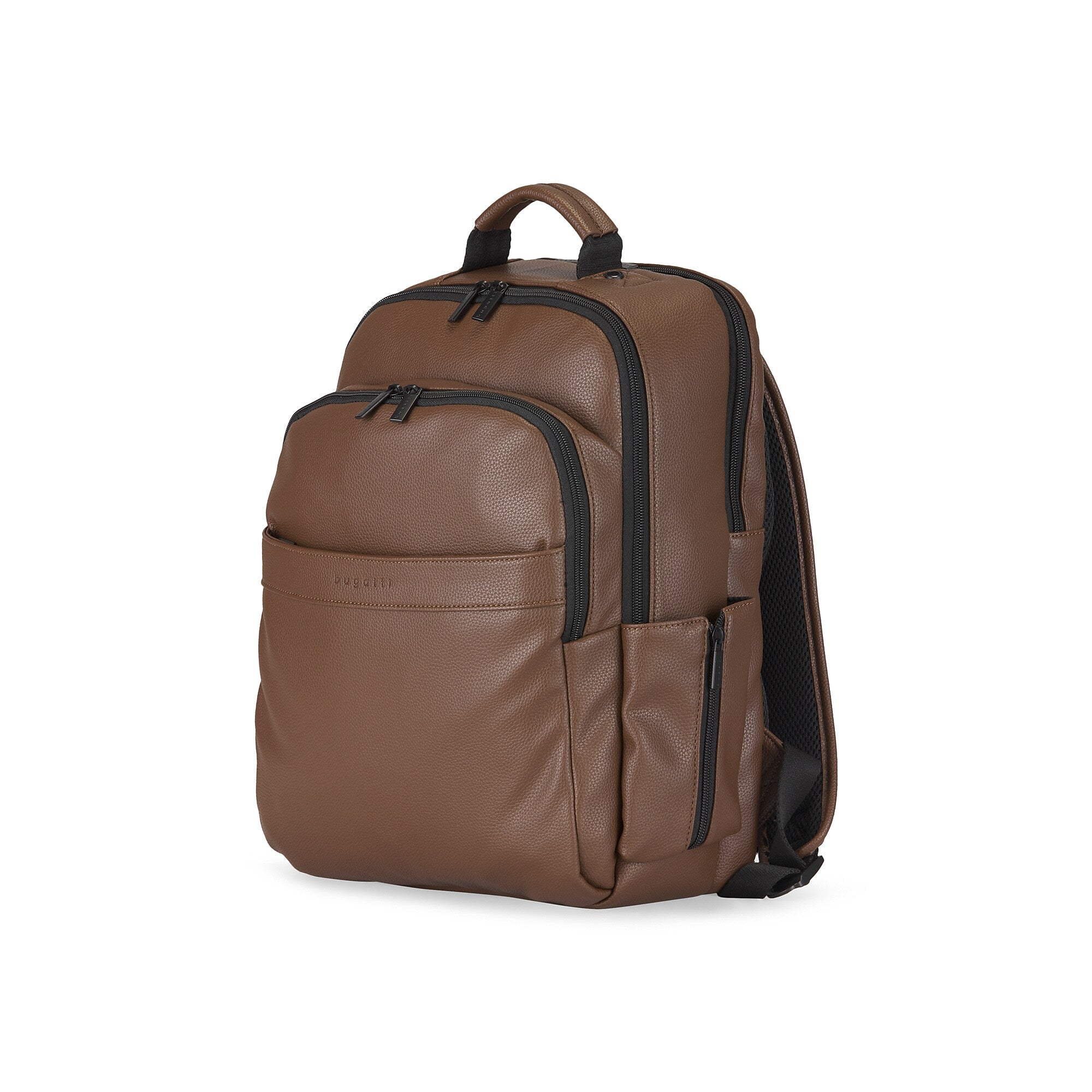 Bugatti Portos Laptop Backpack, Medium, Cognac (BKP2694BU-COG)