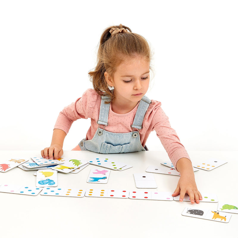 Banana Panda Let's Play Color Dominoes, Age 2+ (BPN49166)