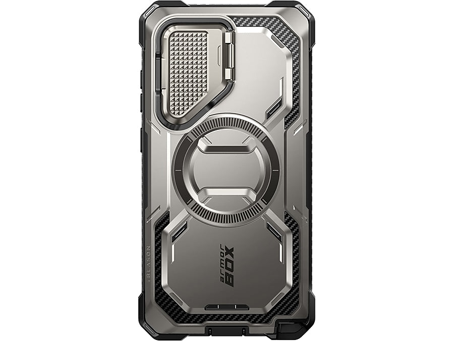 i-Blason Armorbox MagSafe Rugged Case for Samsung Galaxy S24 Ultra, Shock-Absorbing, Titan Gray
