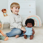 MINILAND Clothes for 15" Dolls, Knitted Outfit Dress & Headband (MLE31687)