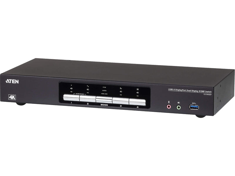 Aten CS1944DP 4-Port USB 3.0 4K DisplayPort Dual Display KVMP Switch