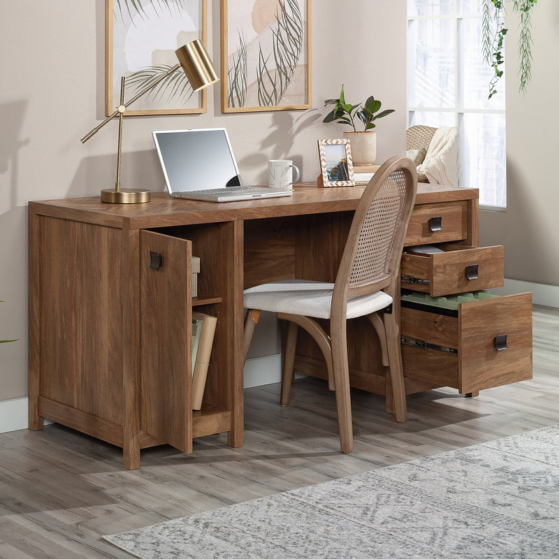 Sauder Cannery Bridge 60"W Computer Desk, Sindoori Mango (429510)