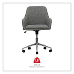 Alera Fixed Arm Fabric Task Chair, Gray (ALEWS4241)