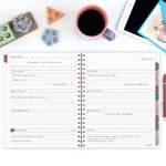 2025-2026 AT-A-GLANCE BADGE Floral 8.5" x 11" Academic Weekly & Monthly Planner, Plastic Cover, Multicolored (1734F-905A-26)