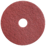 Diversey Twister Floor Pad, 17" Diameter, Red, HT, 2/Carton (DVSDD7523648)