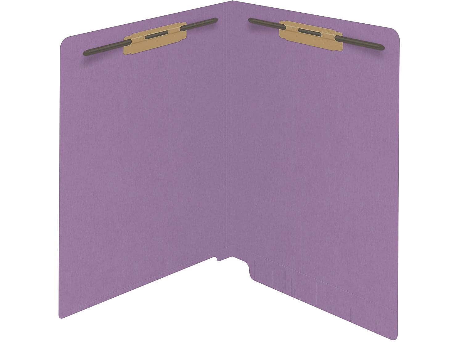 Medical Arts Press Reinforced End Tab File Folder, Straight Cut, Letter-Size, Lavender, 50/Box (S-01502-LAV)