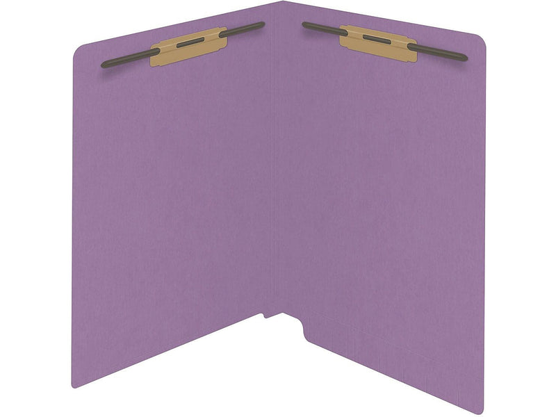 Medical Arts Press Reinforced End Tab File Folder, Straight Cut, Letter-Size, Lavender, 50/Box (S-01502-LAV)