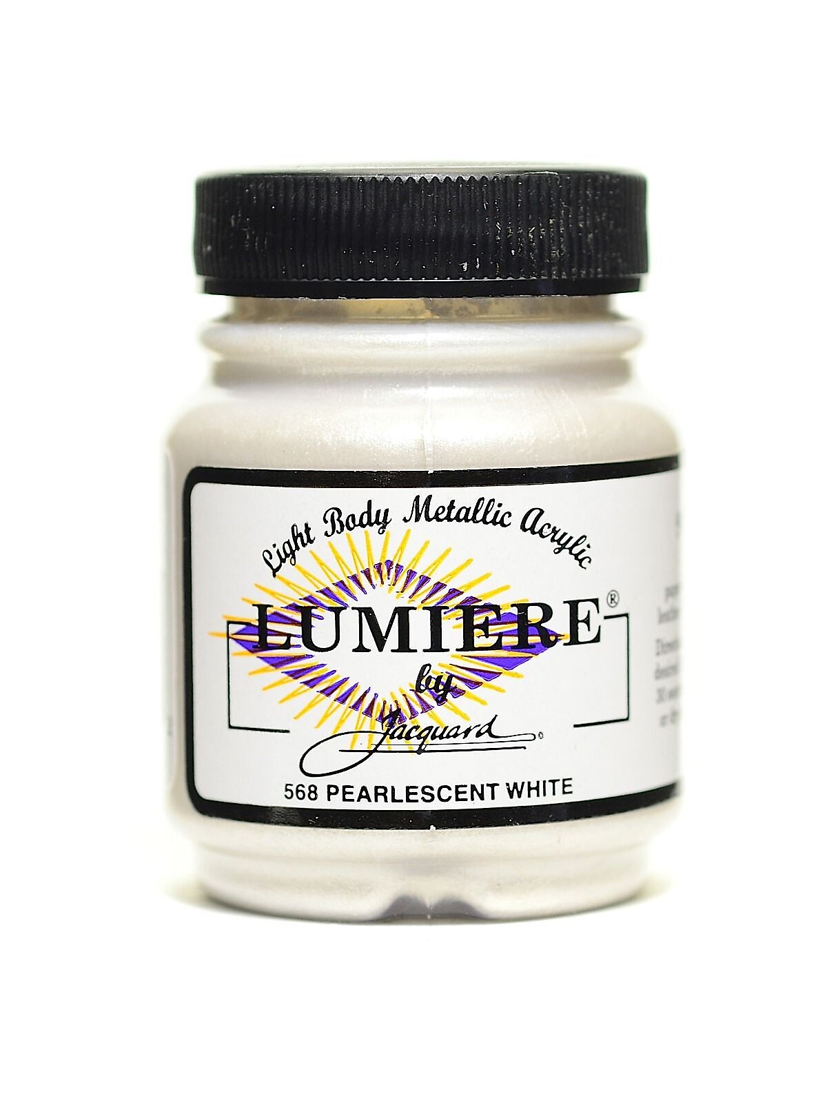 Jacquard Lumiere Artist Acrylics, Pearl White, 3/Pack (38611-Pk3)