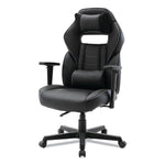 Alera PU Leather Ergonomic Racing Gaming Chair, Black/Gray (ALEGM4146)