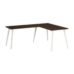 Bush Business Furniture Vista 60"W L Shaped Desk, Black Walnut (VST004BW)