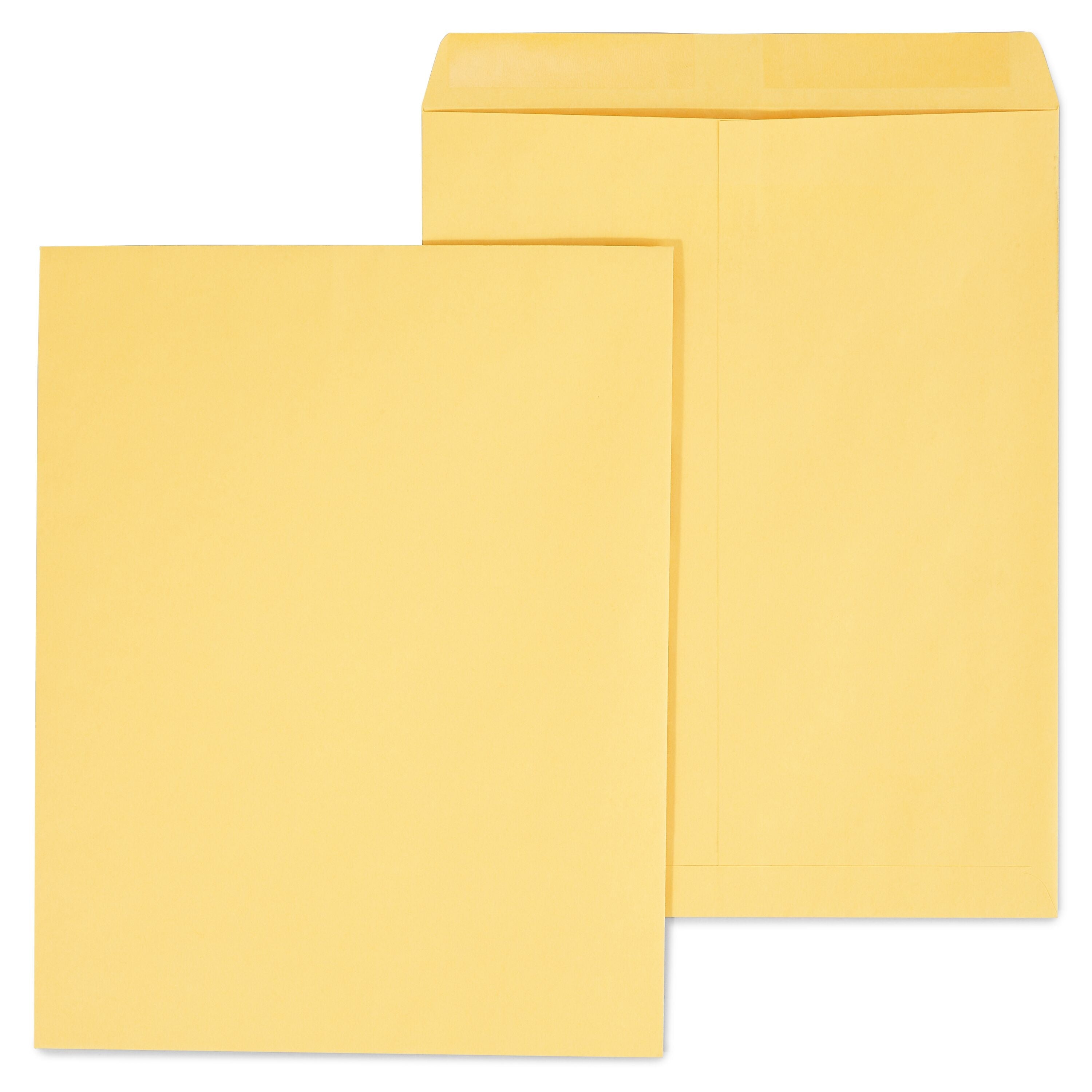 Staples Gummed Kraft Catalog Envelopes, 11.5" x 14.5", Brown, 100/Box (SPL534776)