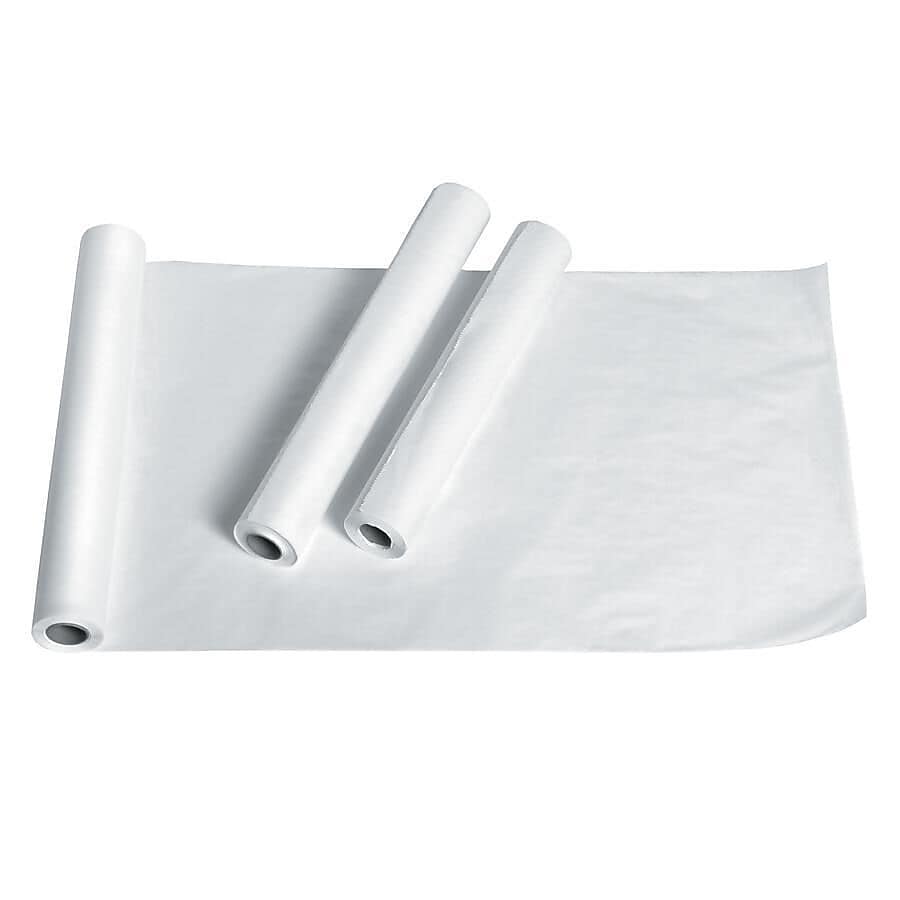 Medline 125'L x 18"W Exam Table Paper, Crepe, 12/Carton (NON23324)