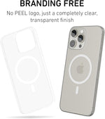 PEEL Magnetic Thin Series MagSafe Phone Case for iPhone 15 Pro Max Case, Clear (I15 PROMAX MAGSAFE C)