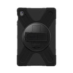 SaharaCase Raider X Series TPU 13.1" Heavy Duty Hand Strap Case for Galaxy Tab S10 FE+, Black (TB00473)