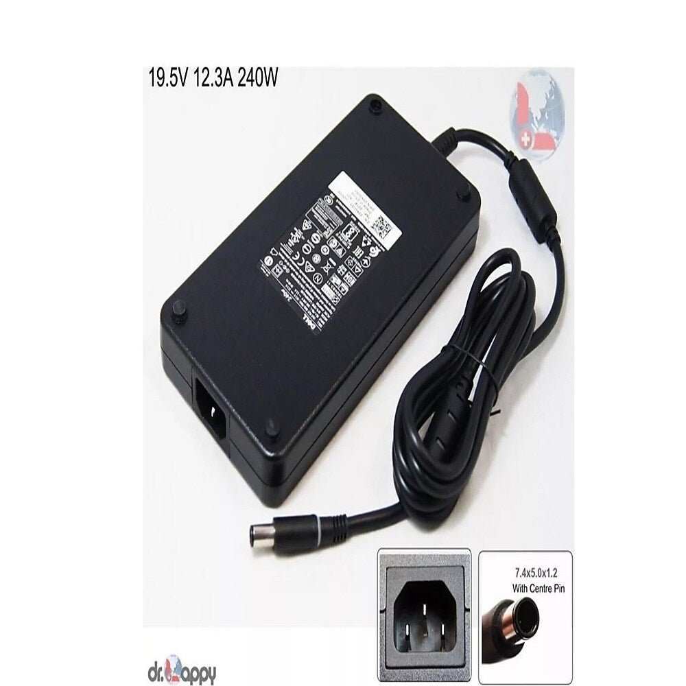 Dell 240W Charger for Precision M6400 Laptop, Black (331-0753)