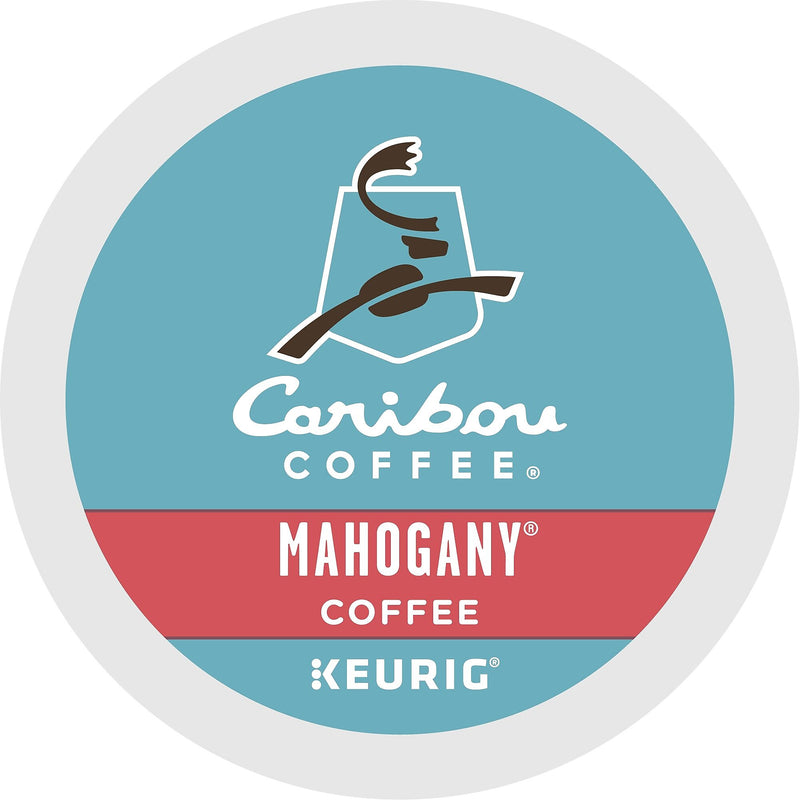 Caribou Mahogany Coffee, Dark Roast, 0.40 oz. Keurig® K-Cup® Pods, 24/Box (6990)