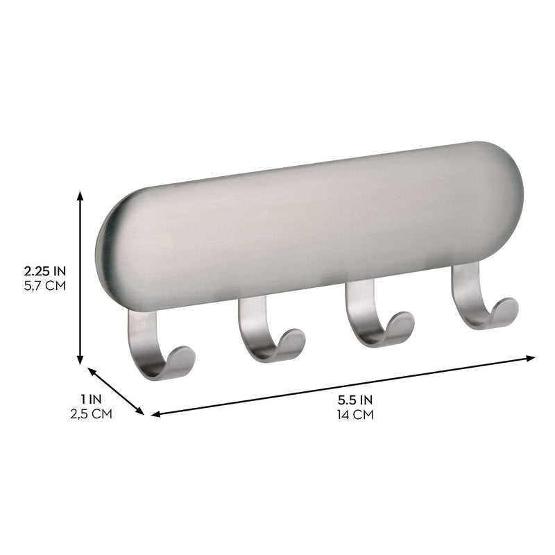 iDESIGN Hooks, Brushed Nickel, Stainless Steel, 2/Pack (28164M2)