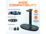 Delton HS1 Headset Stand and Wireless Charger with USB Type-C PD Adapter (DHSWC1)