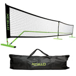 Xcello Sports Portable Pickleball Net System with Carry Bag, Black/Green (XS-PB-NET-1)
