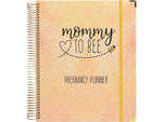 Global Printed Products Mommy to BEE 10.5" x 11.5" Weekly & Monthly Pregnancy Planner, Hardsided Cover, Beige/Black (GPP-0108)