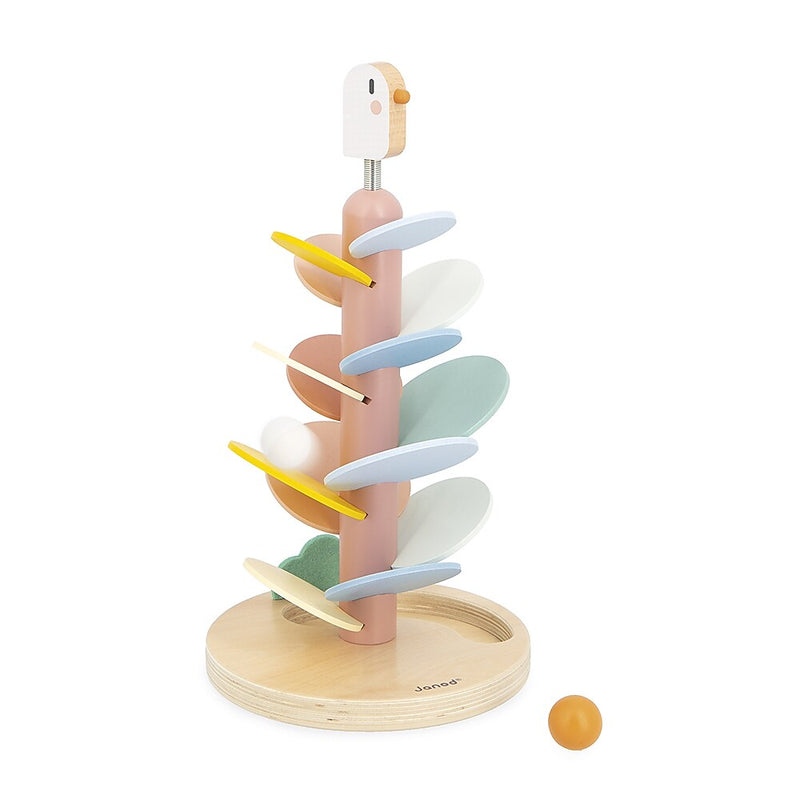Janod Sweet Cocoon Bird Paddle Slide, Multicolored (J04040)