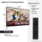 Samsung The Terrace 75" 4K Ultra HD TV (QN75LST9DAFXZA)