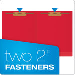 Pendaflex Reinforced Classification Folder, 3/4" Expansion, Letter Size, Red, 50/Box (H10U13R)
