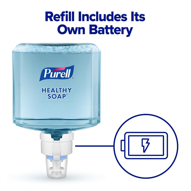 PURELL HEALTHY SOAP Foaming Hand Soap Refill for ES8 Dispenser, 1200 ml, 2/Carton (7785-02)