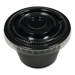Boardwalk Souffle/Portion Cups, 4 oz, Polypropylene, Black, 2,500/Carton