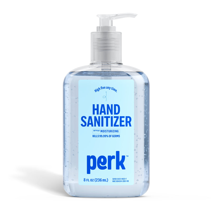 Perk 70% Alcohol Gel Hand Sanitizer, 8 oz. (PK55489)