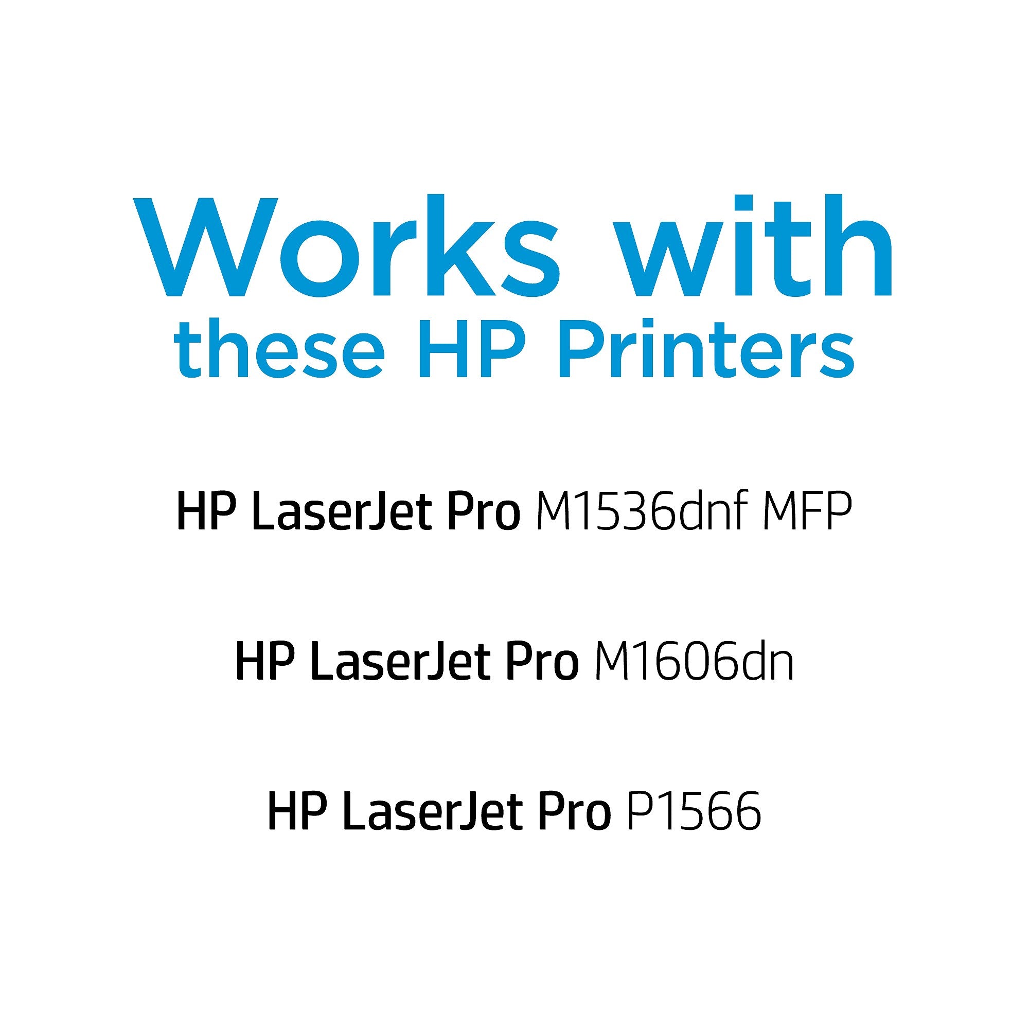 HP 78A Black Standard Yield Toner Cartridge, Prints Up to 2,100 Pages (CE278A)