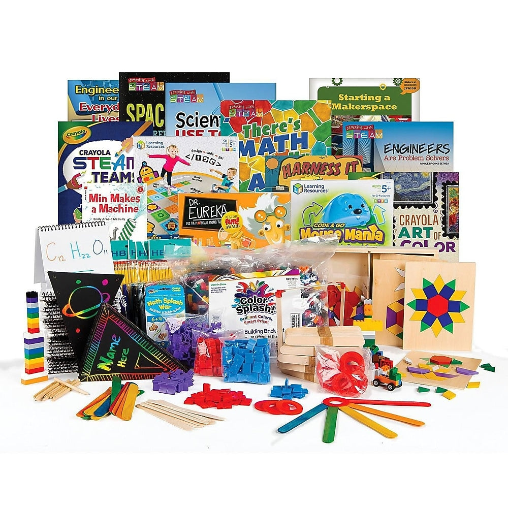 S&S Worldwide Family Engagement Night Kit STEAM, Manipulative, Assorted Colors (LR4583)