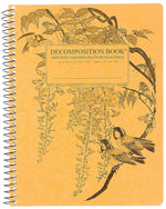 Decomposition Leafy Perch 1-Subject Notebooks, College Ruled, 80 Sheets, Yellow (16998)