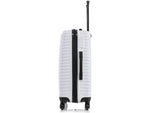 DUKAP Adly 24" Hardside Suitcase, 4-Wheeled Spinner, TSA Checkpoint Friendly, White (DKADL00M-WHI)